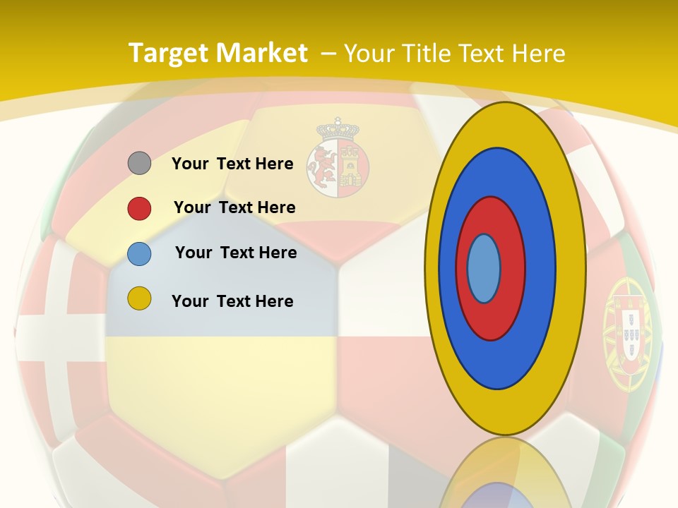 National England White Background PowerPoint Template