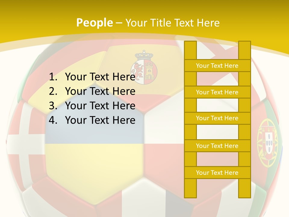 National England White Background PowerPoint Template