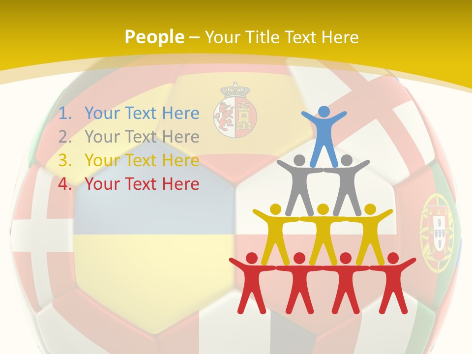 National England White Background PowerPoint Template