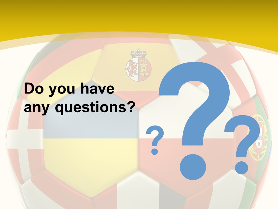 National England White Background PowerPoint Template