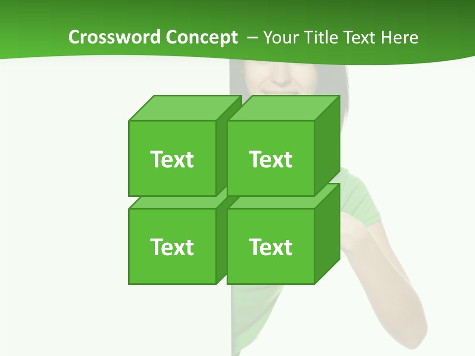 Advertise Girl Background PowerPoint Template