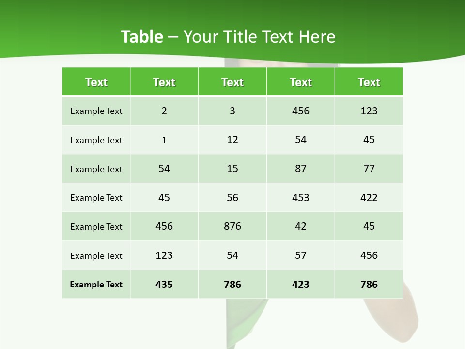 Advertise Girl Background PowerPoint Template