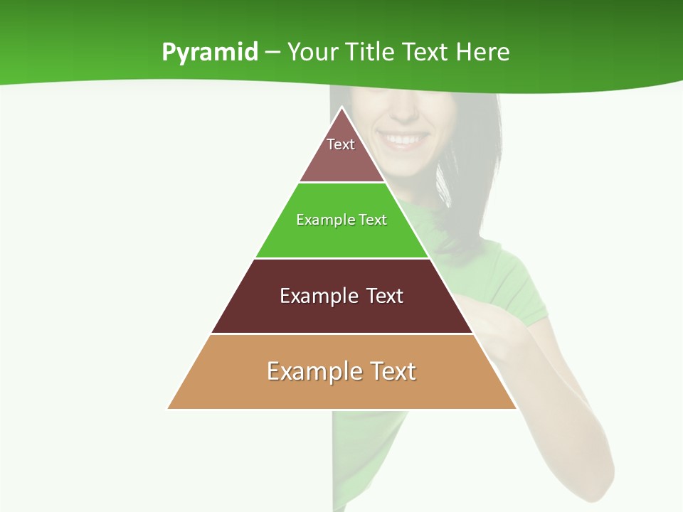 Advertise Girl Background PowerPoint Template