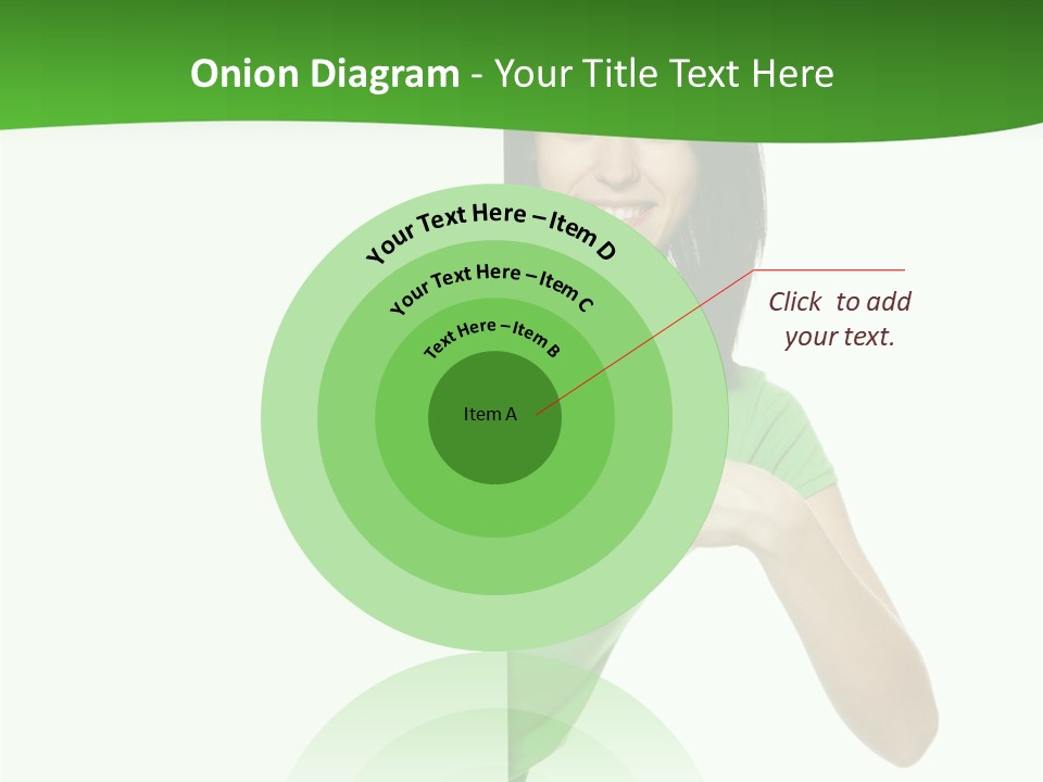 Advertise Girl Background PowerPoint Template