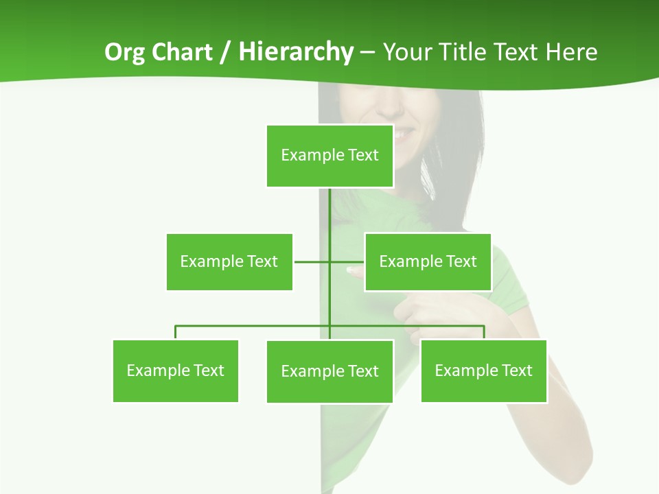 Advertise Girl Background PowerPoint Template