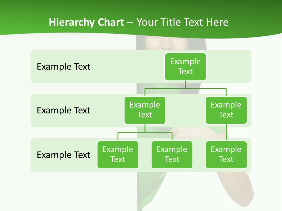 Advertise Girl Background PowerPoint Template