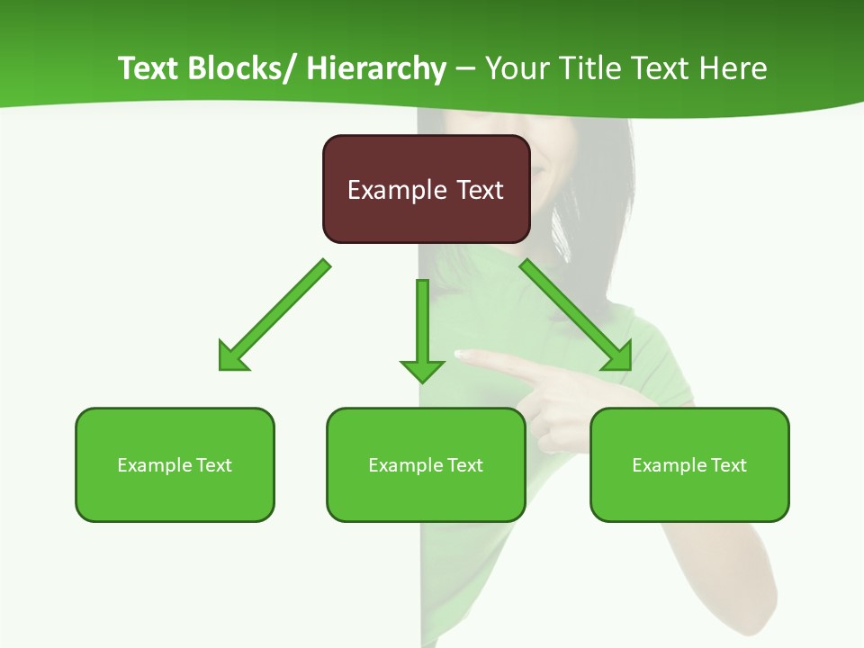 Advertise Girl Background PowerPoint Template