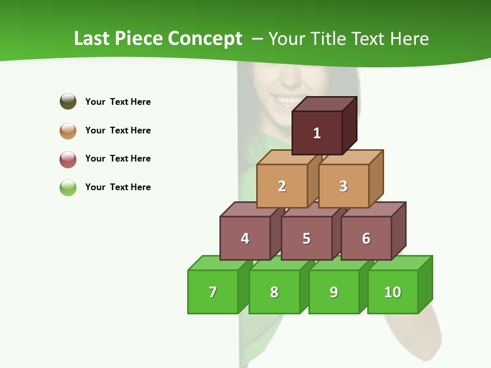 Advertise Girl Background PowerPoint Template