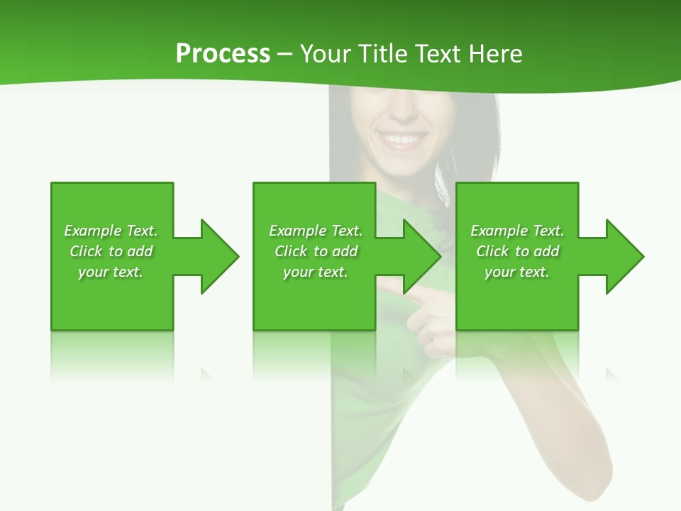 Advertise Girl Background PowerPoint Template