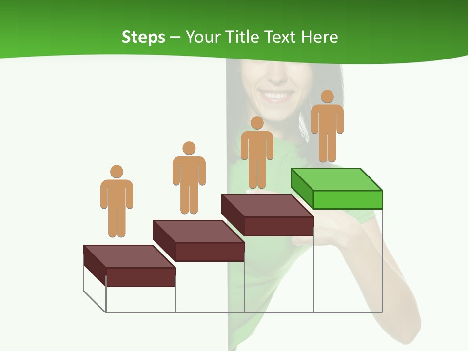 Advertise Girl Background PowerPoint Template