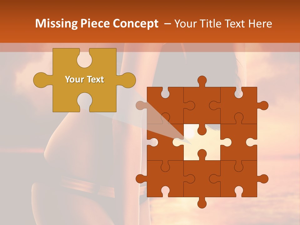 Belly Sexy Shape PowerPoint Template