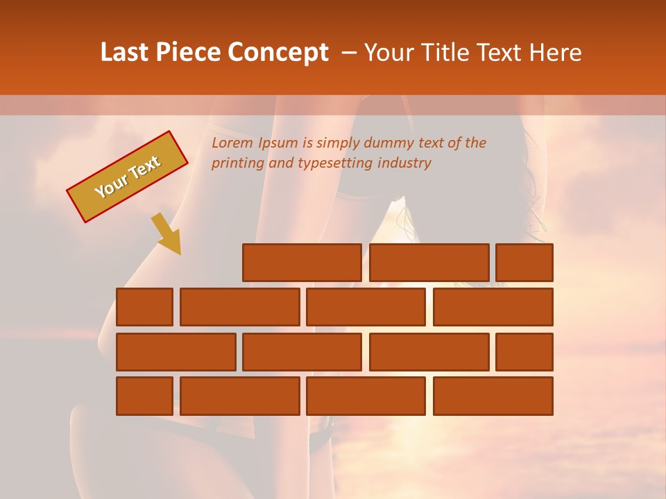 Belly Sexy Shape PowerPoint Template