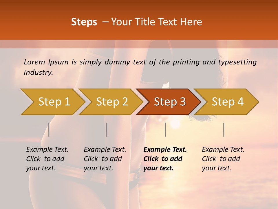 Belly Sexy Shape PowerPoint Template