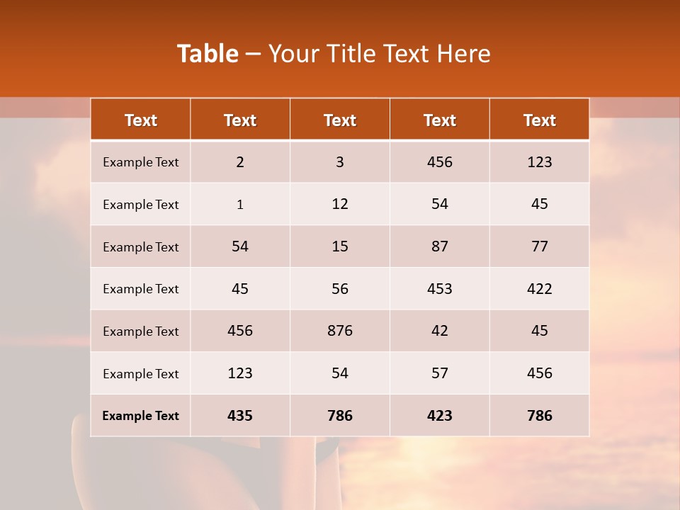 Belly Sexy Shape PowerPoint Template