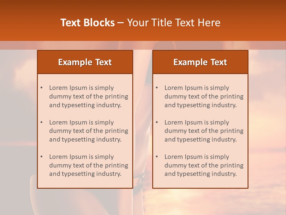 Belly Sexy Shape PowerPoint Template