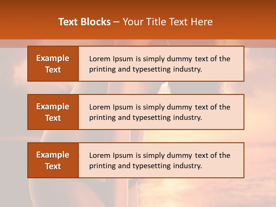 Belly Sexy Shape PowerPoint Template