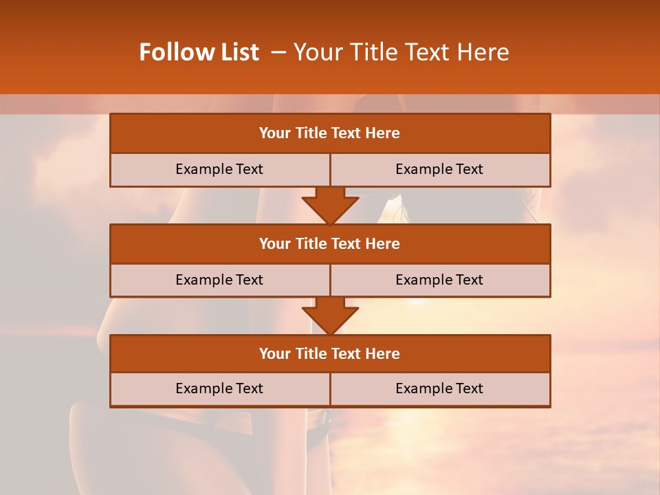 Belly Sexy Shape PowerPoint Template