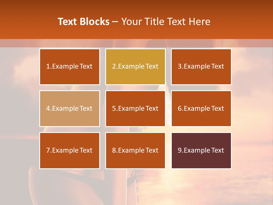 Belly Sexy Shape PowerPoint Template