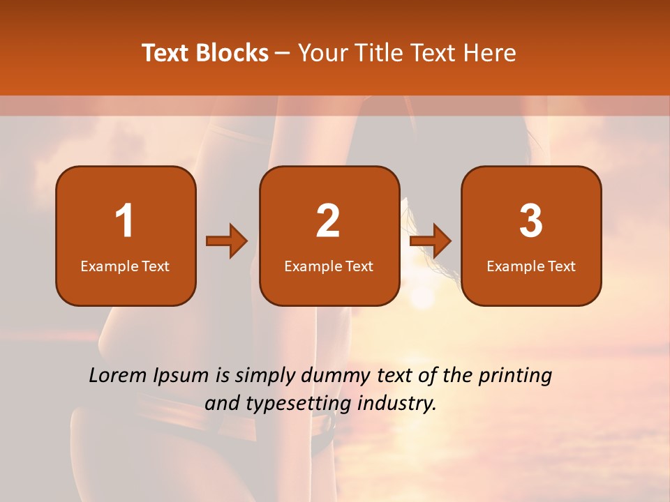 Belly Sexy Shape PowerPoint Template