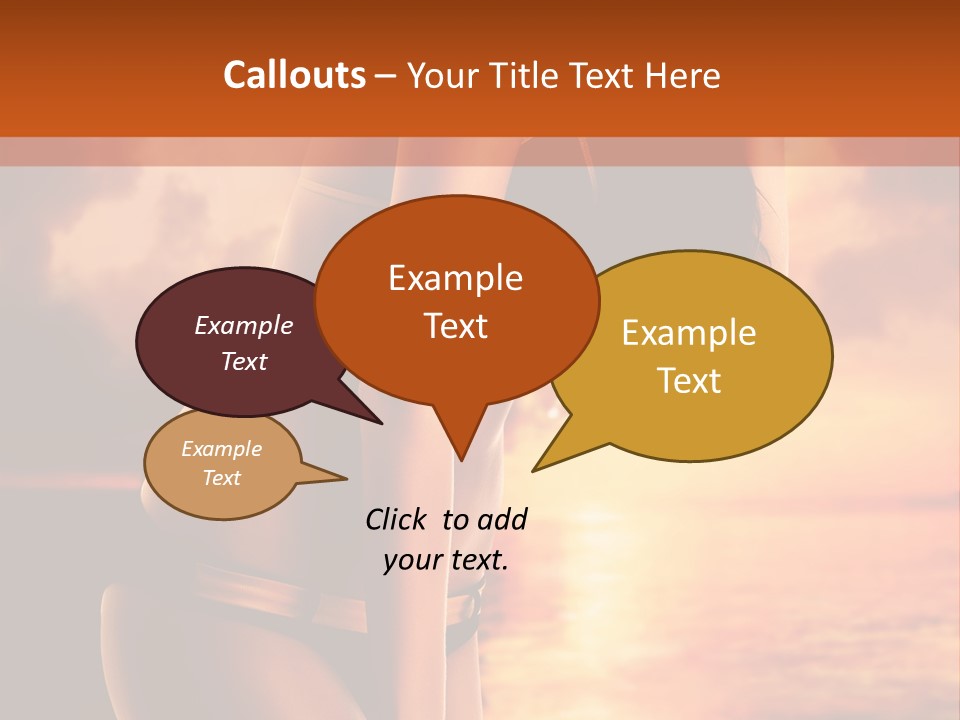 Belly Sexy Shape PowerPoint Template
