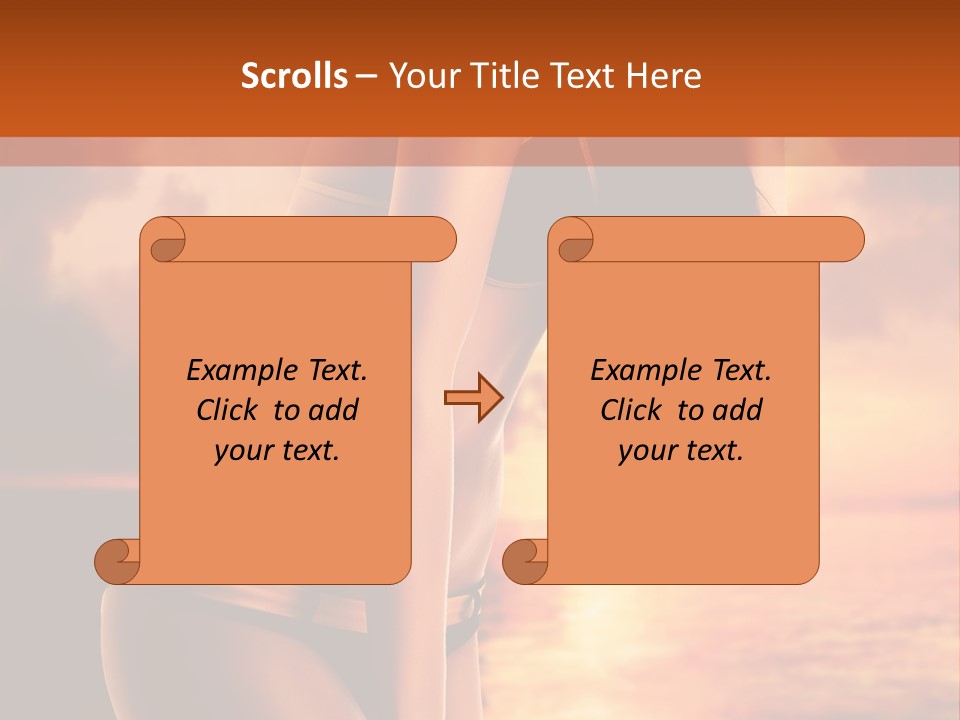 Belly Sexy Shape PowerPoint Template