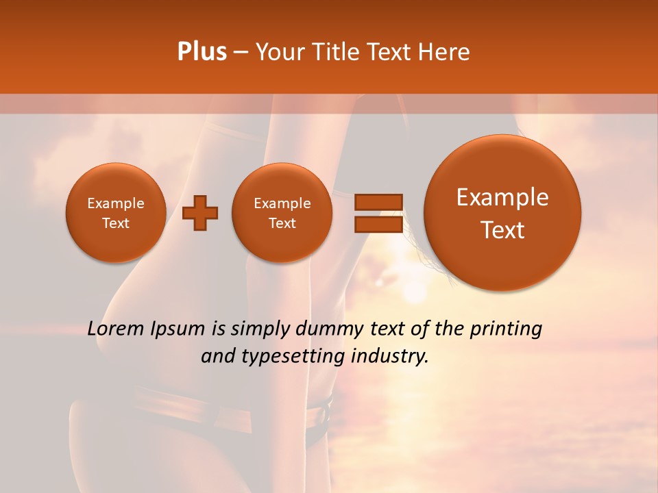 Belly Sexy Shape PowerPoint Template