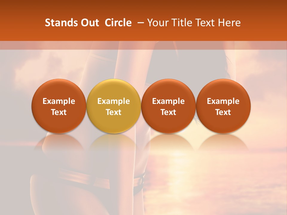 Belly Sexy Shape PowerPoint Template