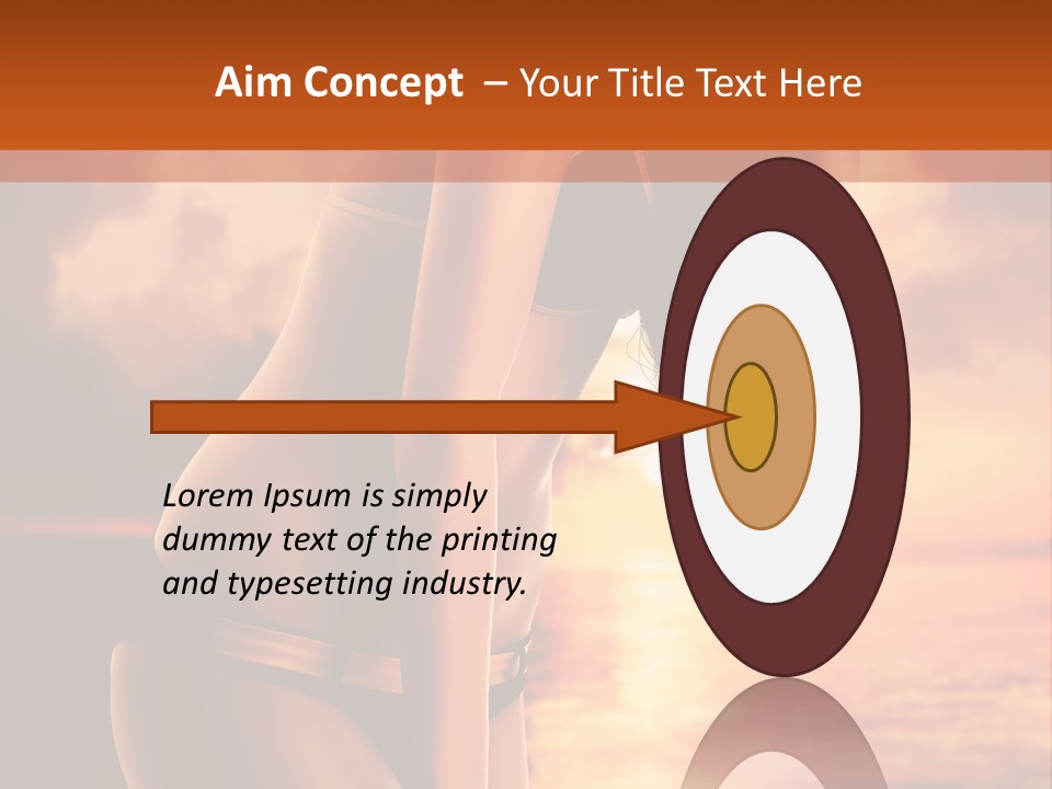 Belly Sexy Shape PowerPoint Template