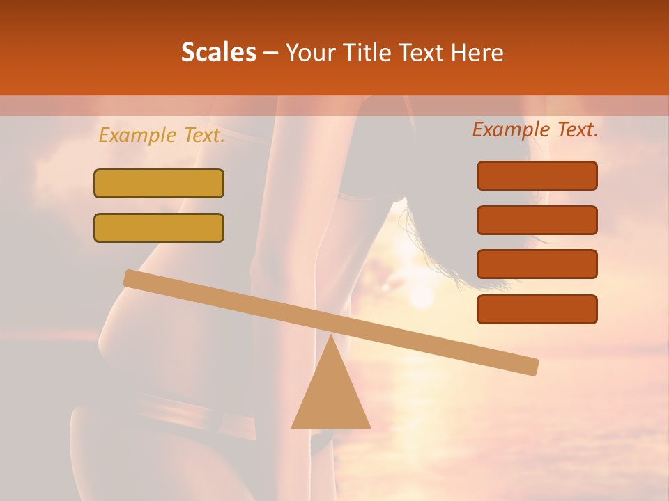 Belly Sexy Shape PowerPoint Template