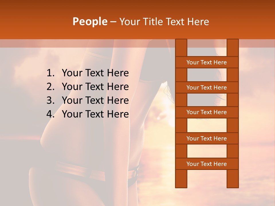 Belly Sexy Shape PowerPoint Template