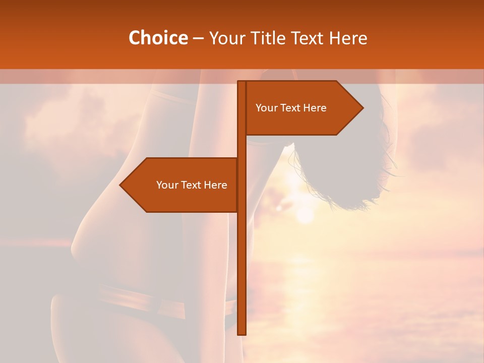 Belly Sexy Shape PowerPoint Template