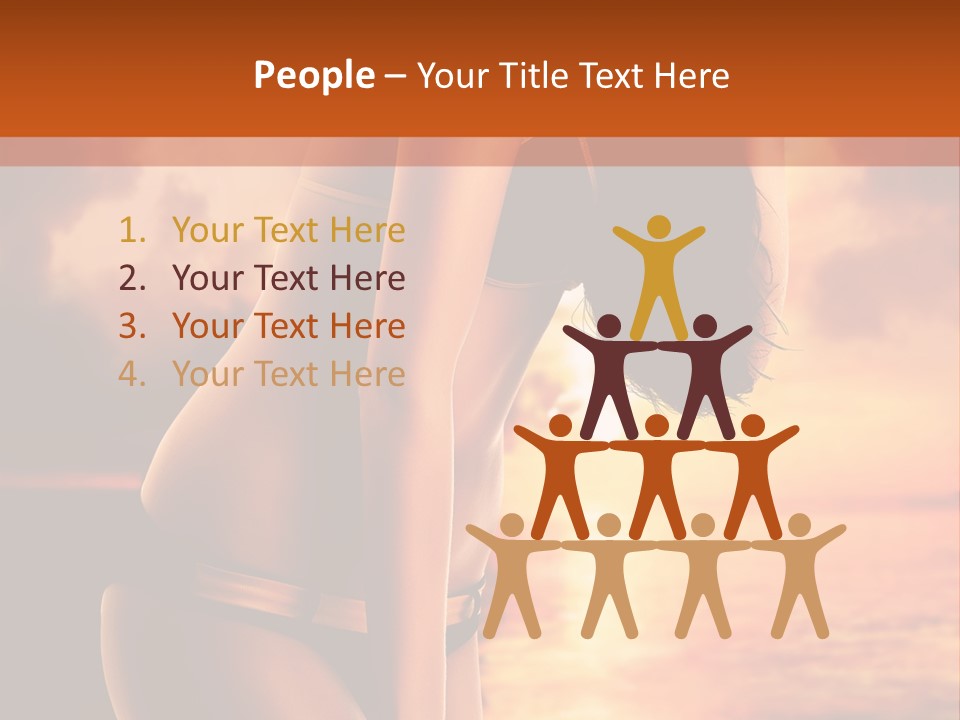 Belly Sexy Shape PowerPoint Template