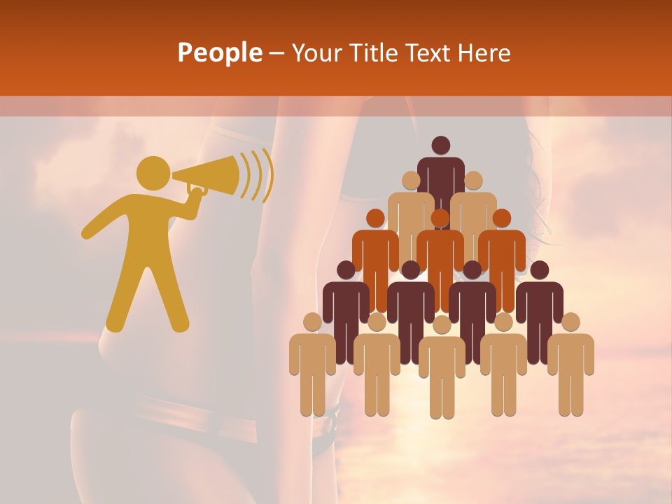 Belly Sexy Shape PowerPoint Template