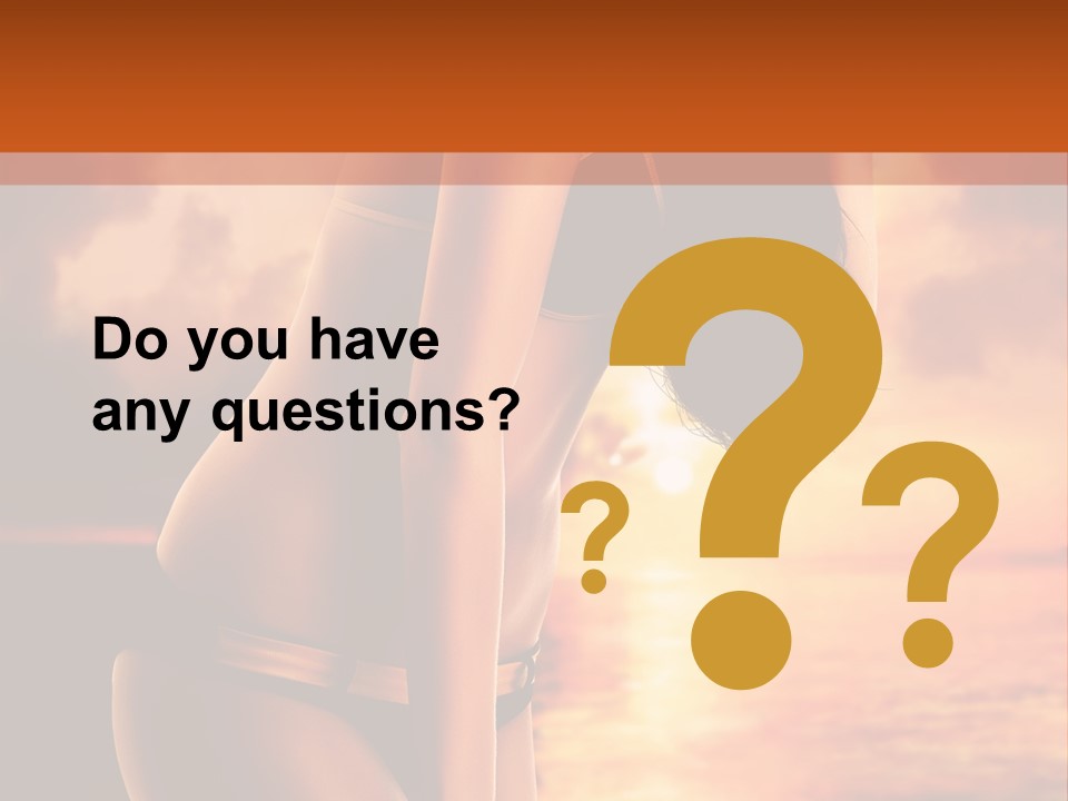 Belly Sexy Shape PowerPoint Template