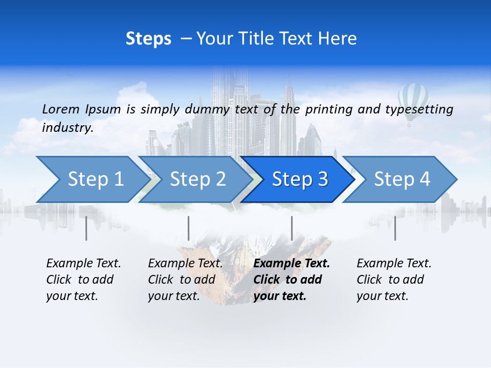 Town Dwelling Architecture PowerPoint Template