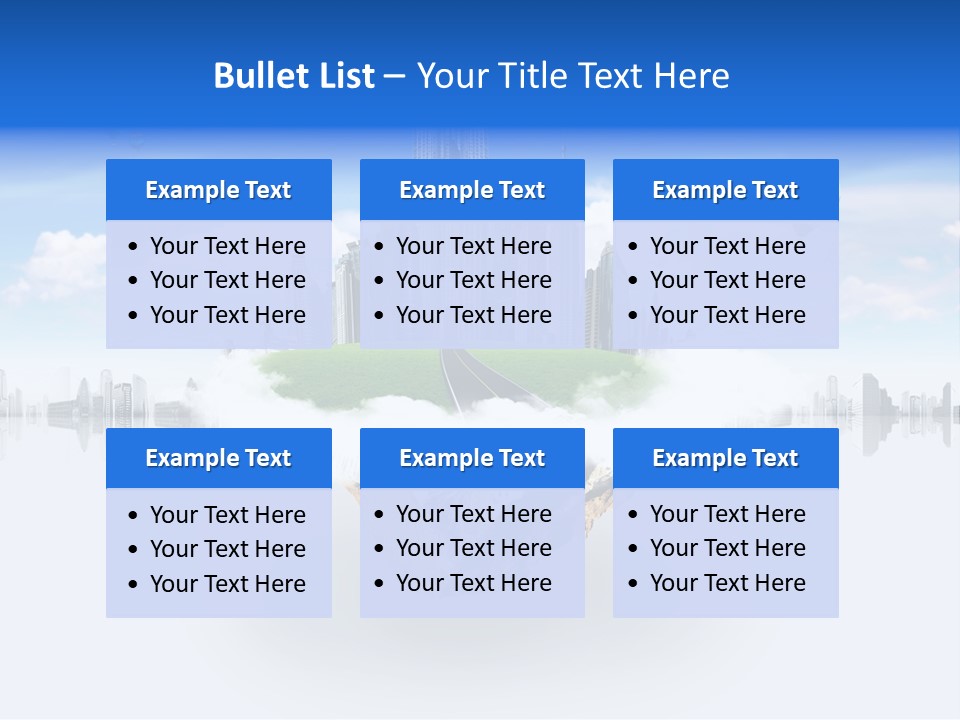 Town Dwelling Architecture PowerPoint Template