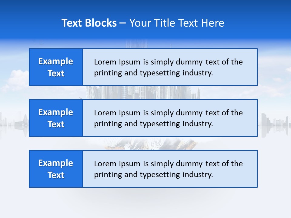 Town Dwelling Architecture PowerPoint Template