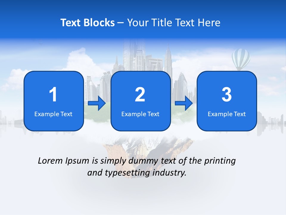 Town Dwelling Architecture PowerPoint Template