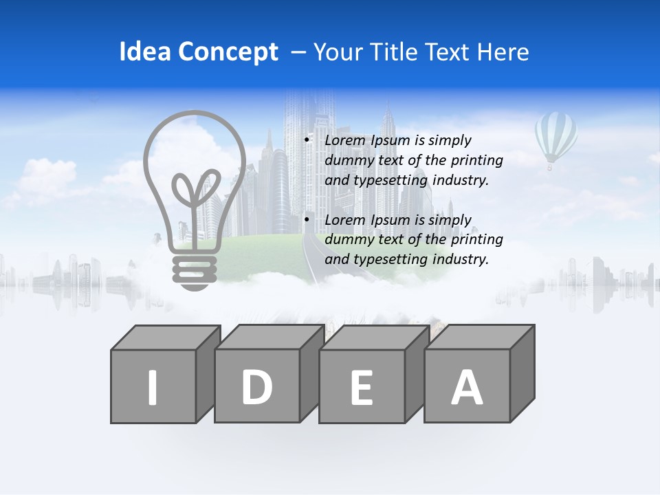 Town Dwelling Architecture PowerPoint Template