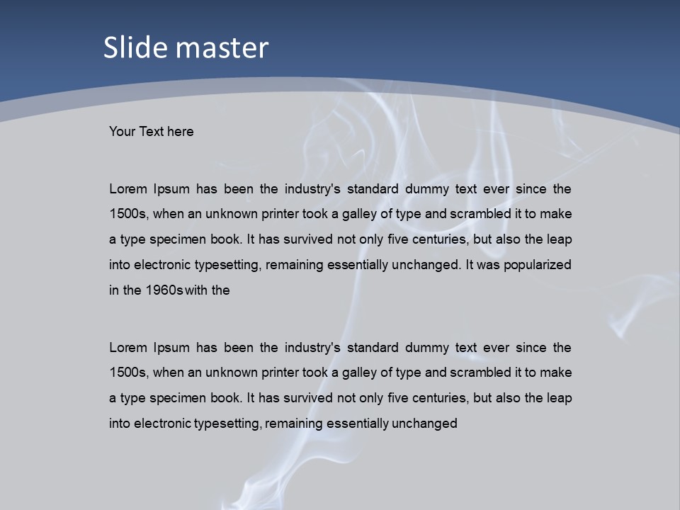 Addict Bad Damaging PowerPoint Template