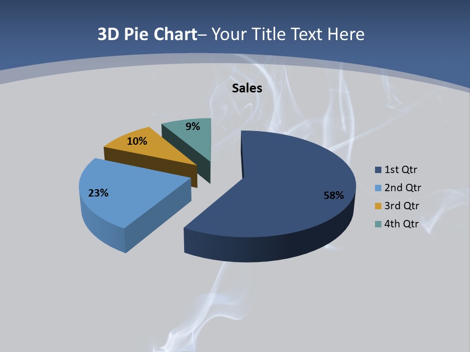 Addict Bad Damaging PowerPoint Template
