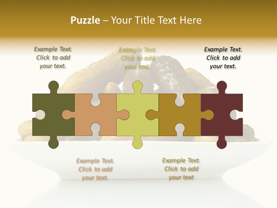 I Olated Cucumber Pre Erved PowerPoint Template