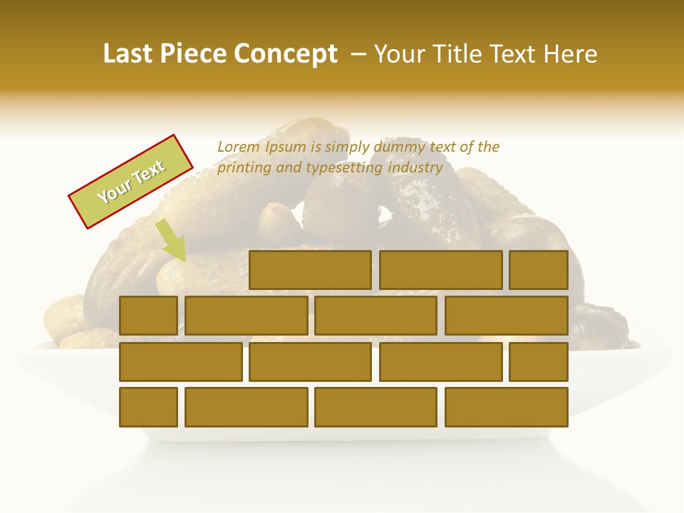 I Olated Cucumber Pre Erved PowerPoint Template