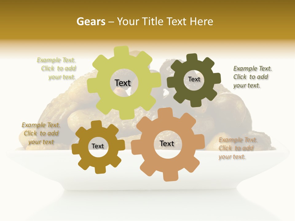 I Olated Cucumber Pre Erved PowerPoint Template