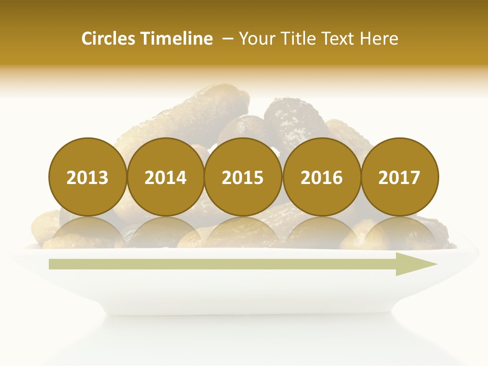 I Olated Cucumber Pre Erved PowerPoint Template