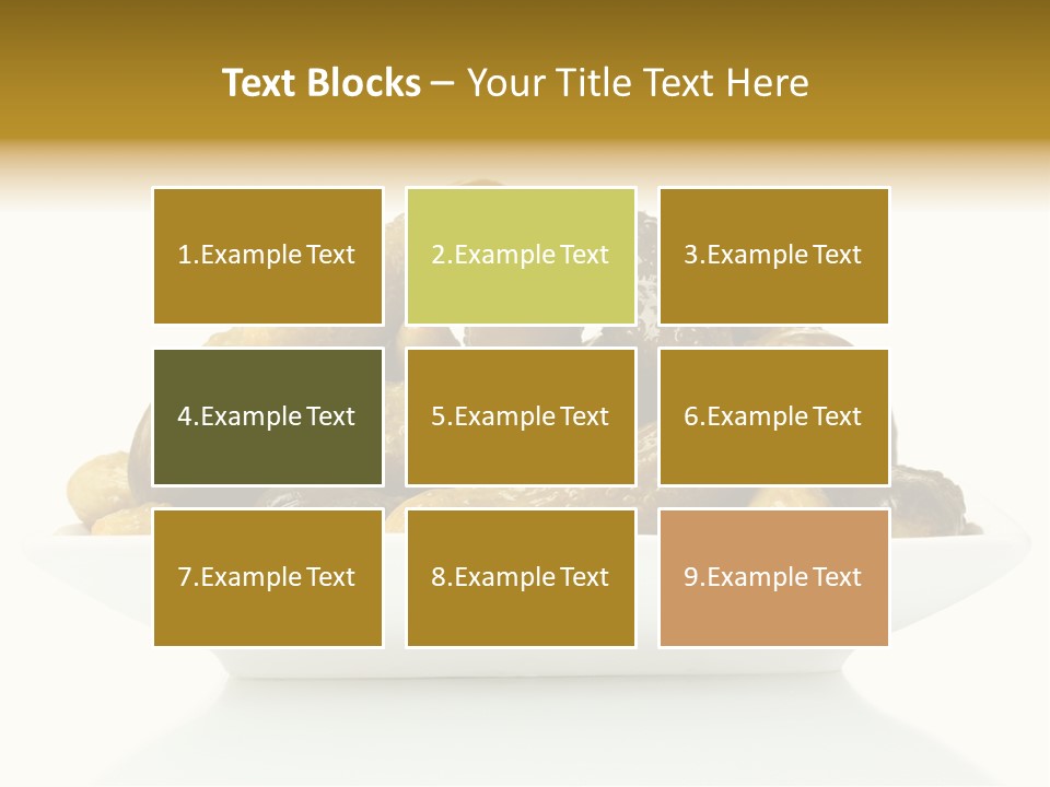 I Olated Cucumber Pre Erved PowerPoint Template