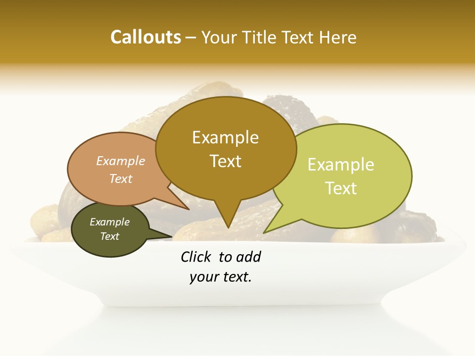 I Olated Cucumber Pre Erved PowerPoint Template