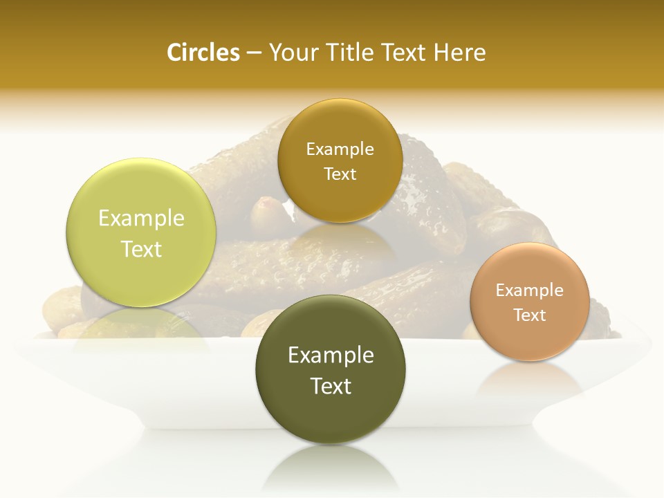 I Olated Cucumber Pre Erved PowerPoint Template