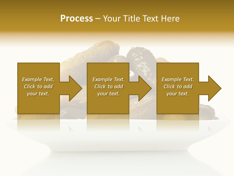 I Olated Cucumber Pre Erved PowerPoint Template