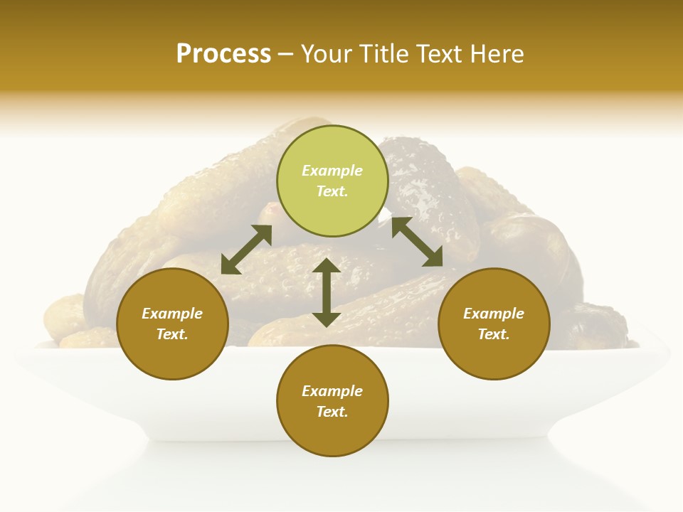 I Olated Cucumber Pre Erved PowerPoint Template